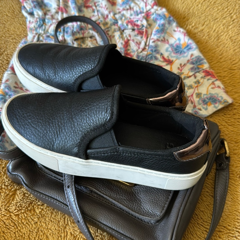 Ugg Leather Slip Ons
